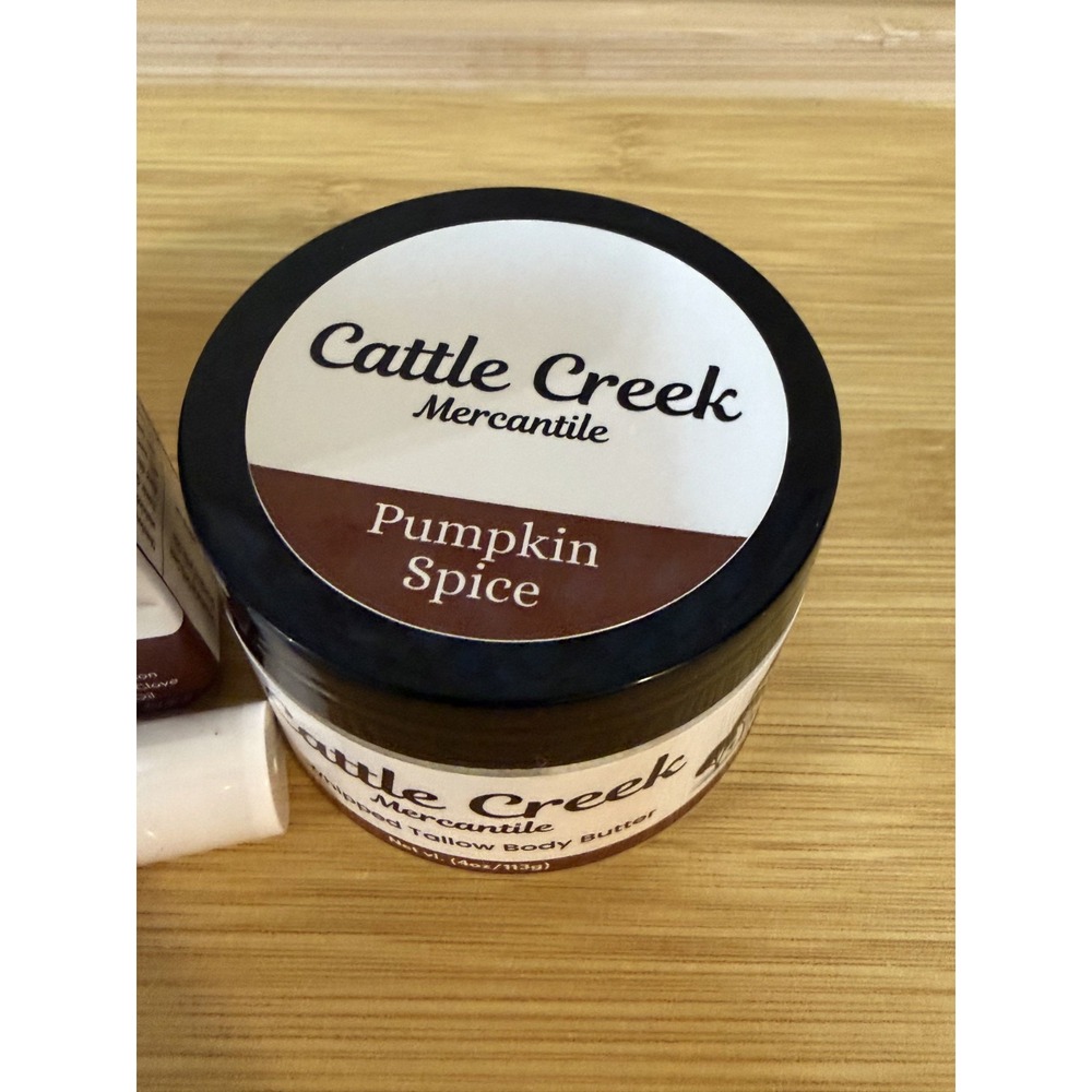 Cattle Creek Mercantile Whipped Tallow Body Butter 4oz, Pumpkin Spice & Apple - Picture 2 of 5